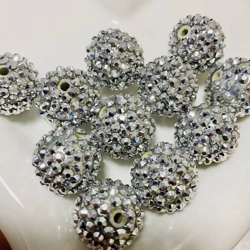 Clearance sale 20MM rhinestone beads 20mm pointed ball