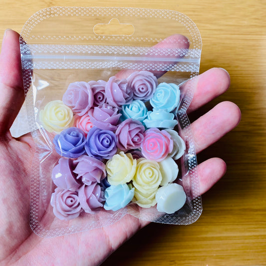 Clearance Sale 18MM Large Luminous UV Rose Decoration Colorful